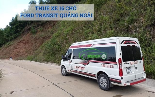 Thuê xe 16 chỗ Ford Transit tại Quảng Ngãi