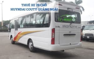 Thuê xe Huyndai Couty 29 chỗ Quảng Ngãi