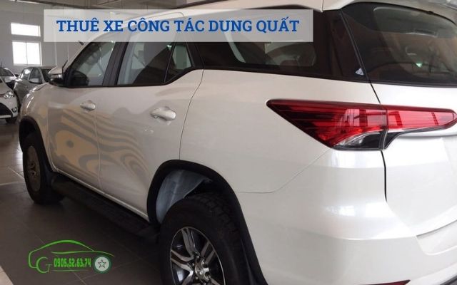 Thuê xe công tác tại Dung Quất