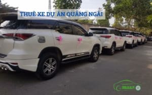 Thuê xe dự án tại Quảng Ngãi
