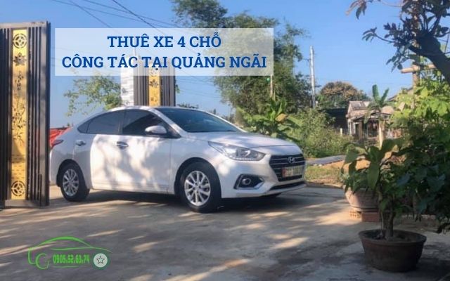 Thuê xe 4 chỗ công tác tại Quảng Ngãi