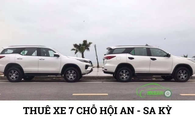 Thuê xe 7 chỗ Hội An đi Sa Kỳ