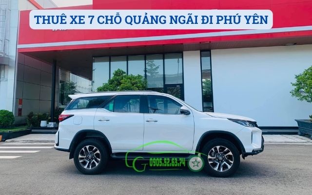 THUÊ XE 7 CHỖ QUẢNG NGÃI ĐI PHÚ YÊN