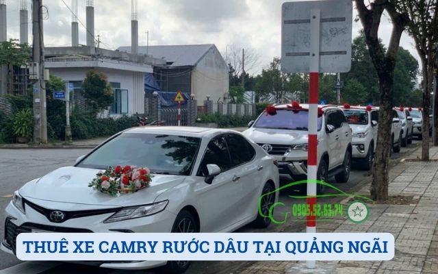 THUÊ XE CAMRY RƯỚC DÂU TẠI QUẢNG NGÃI