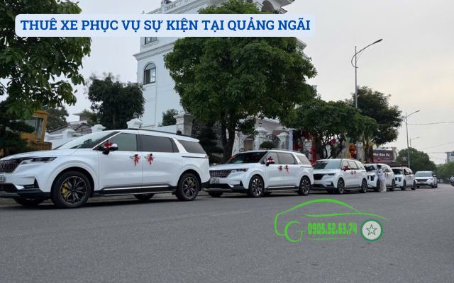 THUÊ XE PHỤC VỤ SỰ KIỆN TẠI QUẢNG NGÃI